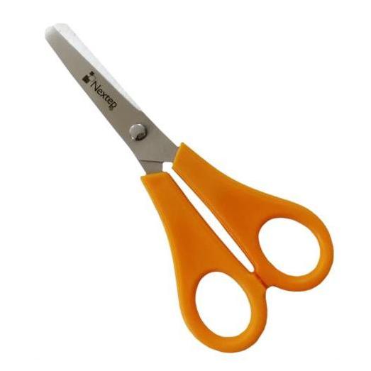 Tijera Nextep Escolar 5" Inoxidable Económica Punta Roma C/12