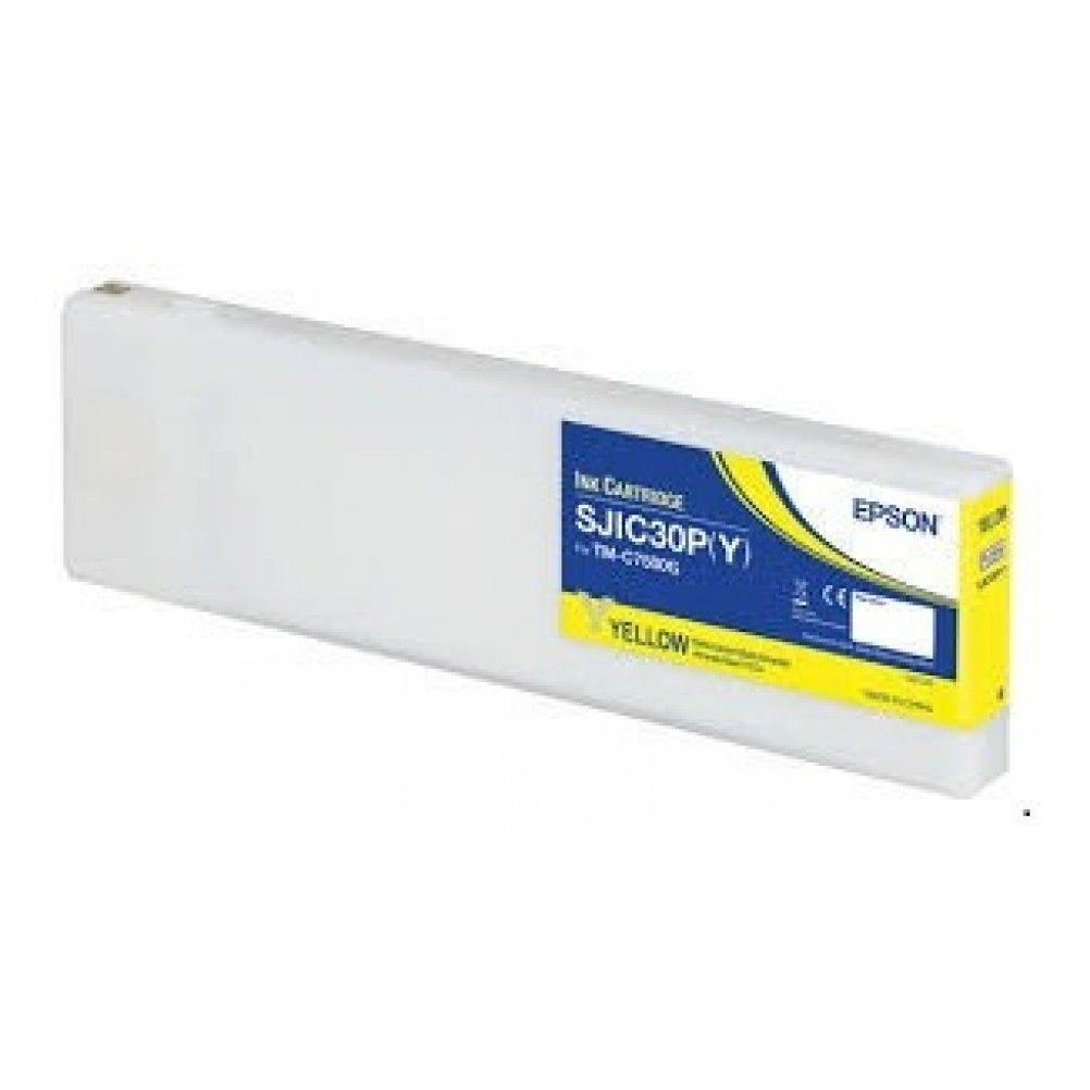 Tinta Para Impresora Cartucho Epson Sjic30P Amarillo, Para Colorworks C7500G, C33S020638