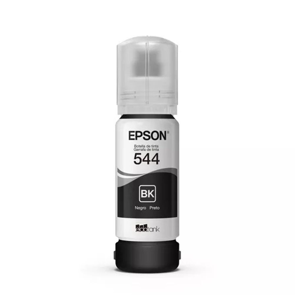 Tinta para Impresora Epson T544 Color Negro 65ml EcoTank L110/L3110/L3150/L5190