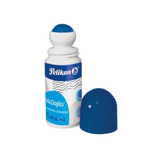 tinta para sellos pelikan azul 60ml