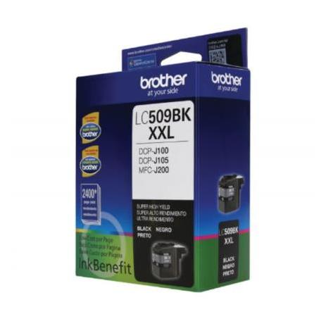 CARTUCHO BROTHER LC509BK NEGRO, 2400 PÁGINAS