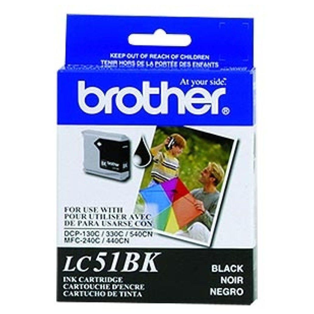 Cartucho de Tinta Brother LC-51BK Negro 400 Pagina(s) DCP-130C, 330C