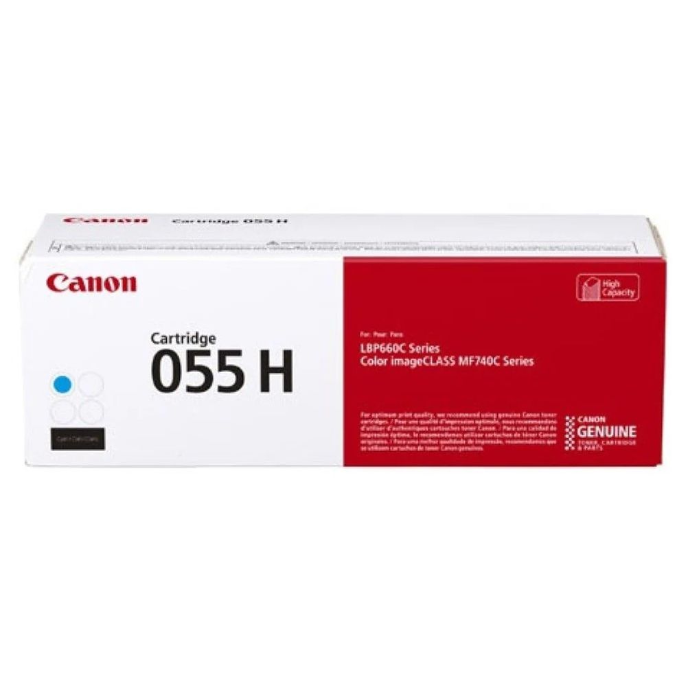 Cartucho de Toner Canon imageCLASS Toner 055 Cian 5900 Pagina(s) imageCLASS MF746Cdw, MF745Cdw