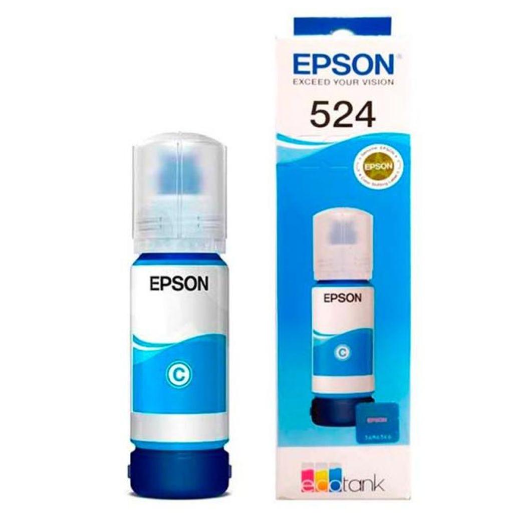 Tinta Epson T524 Color Cian
