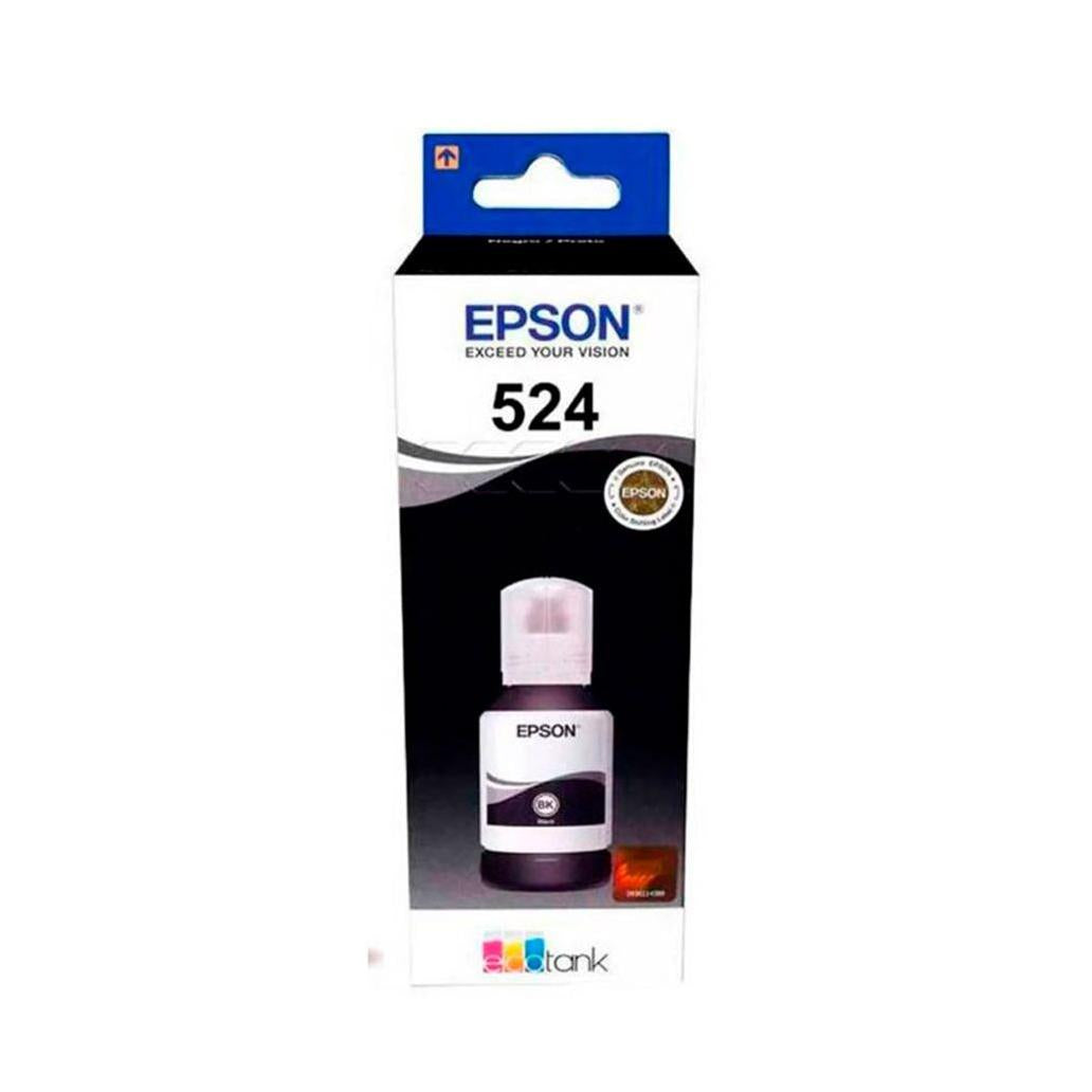 Tinta para Impresora Epson T524 Color Negro EcoTank L15160/L6490