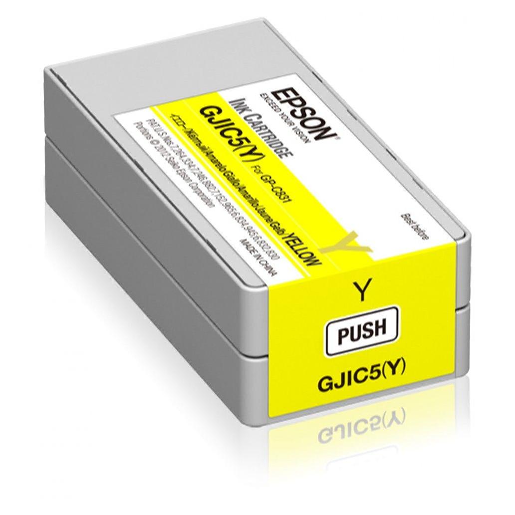 Tinta para Impresora Cartucho Epson Gjic5(Y) Amarillo, 32.5Ml C13S020566
