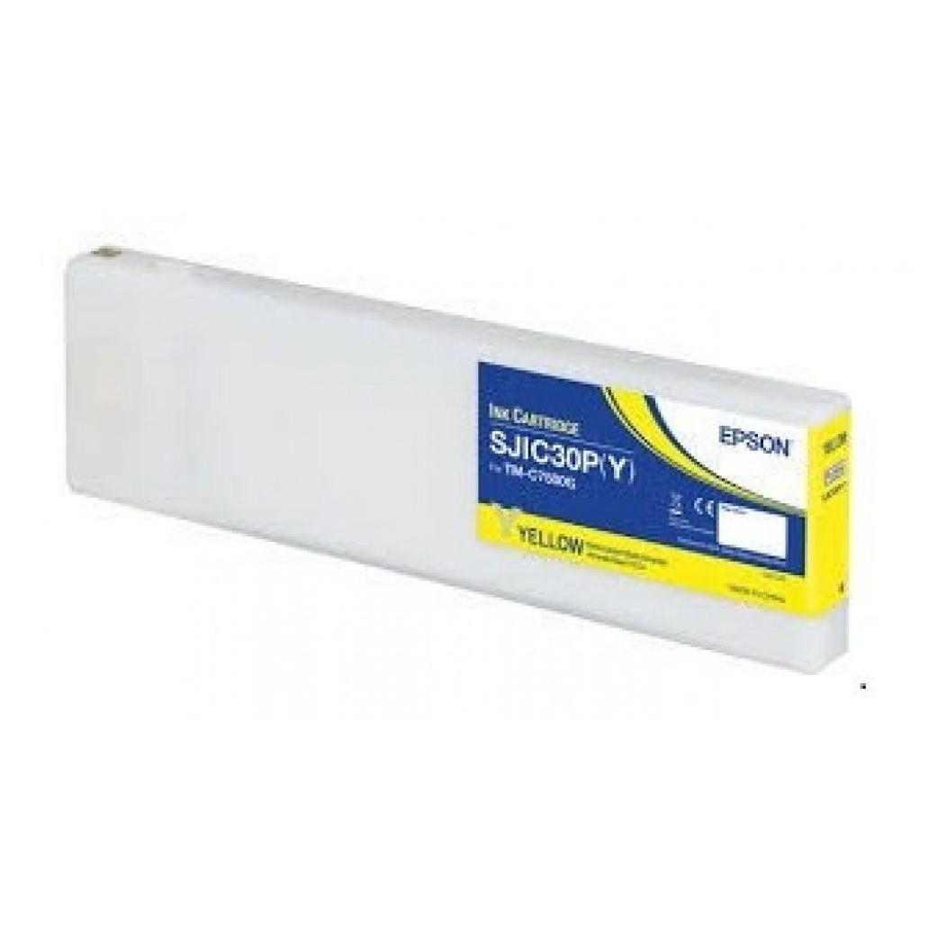 Tinta Para Impresora Cartucho Epson Sjic30P Amarillo, Para Colorworks C7500G, C33S020638