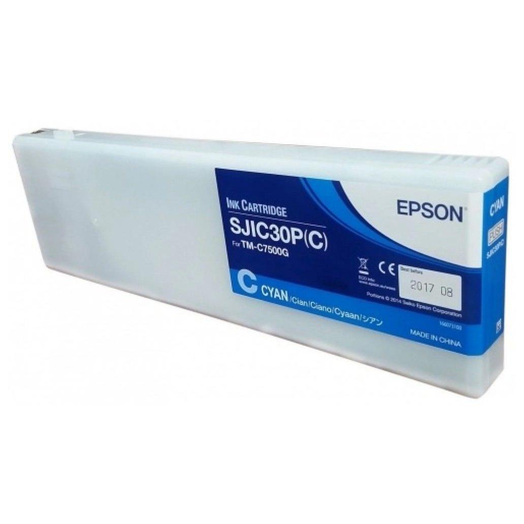 CARTUCHO EPSON SJIC30P CYAN GLOSS, PARA COLORWORKS C7500G, C33S020636