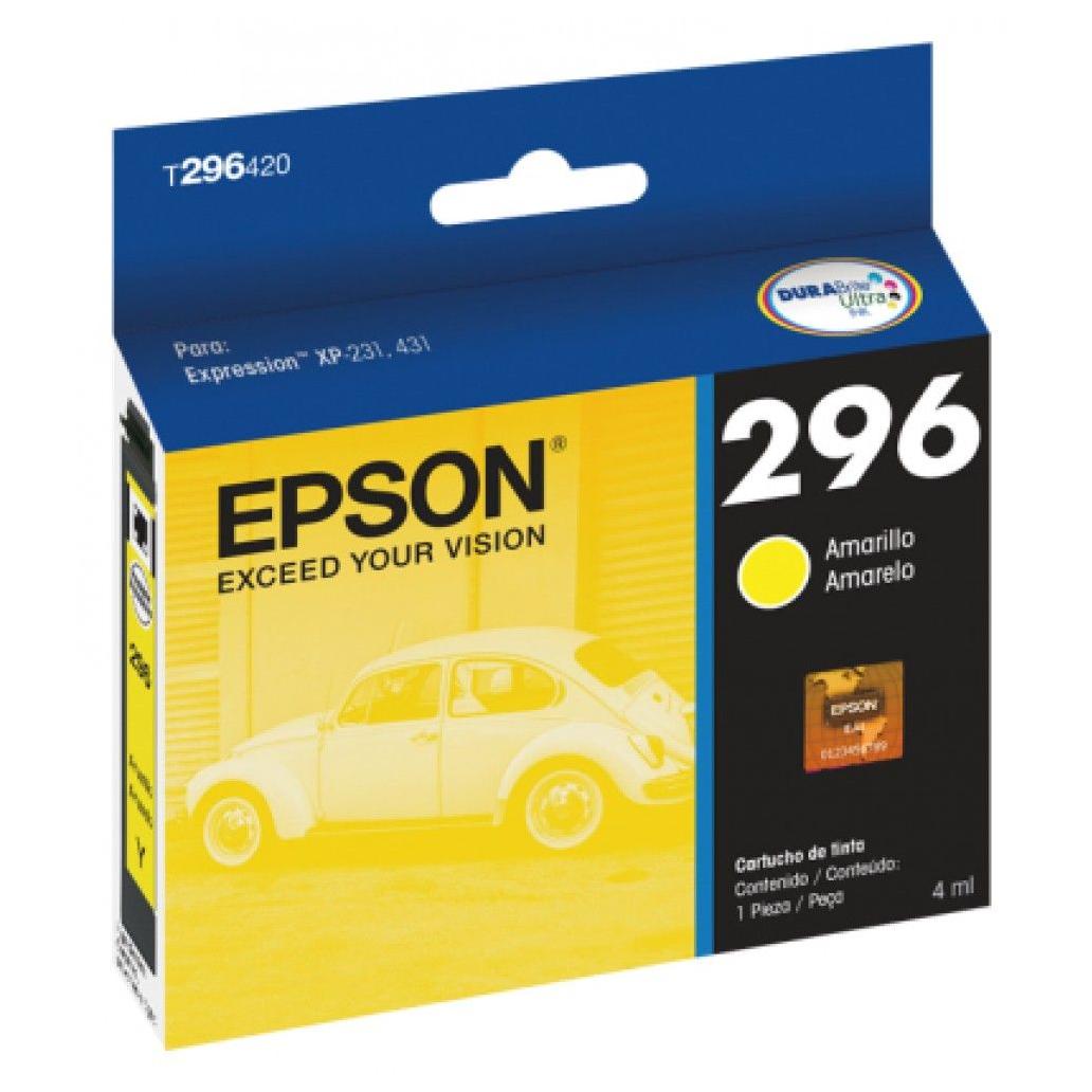 TINTA EPSON 296 - AMARILLO - 5ML T296420-AL