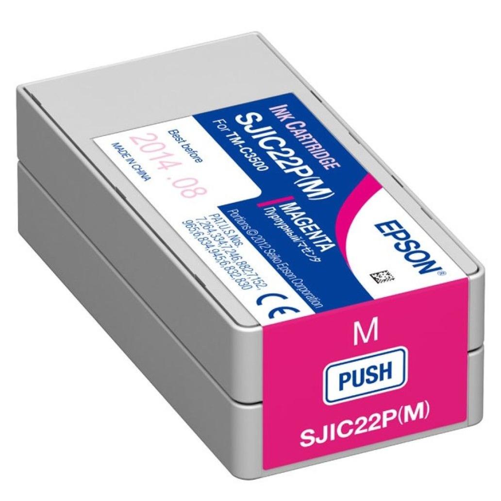 Cartucho de Tinta Epson sjic22pm magenta colorworks c3500