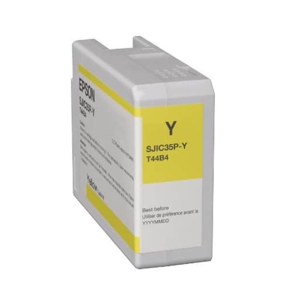 Cartucho de Tinta Epson c13t44b420 amarillo colorworks cw c6000a cw c6500a