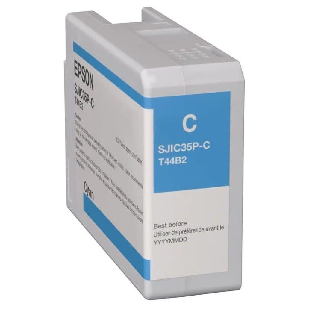 Cartucho de Tinta Epson c13t44b220 cian colorworks cw c6000a cw c6500a