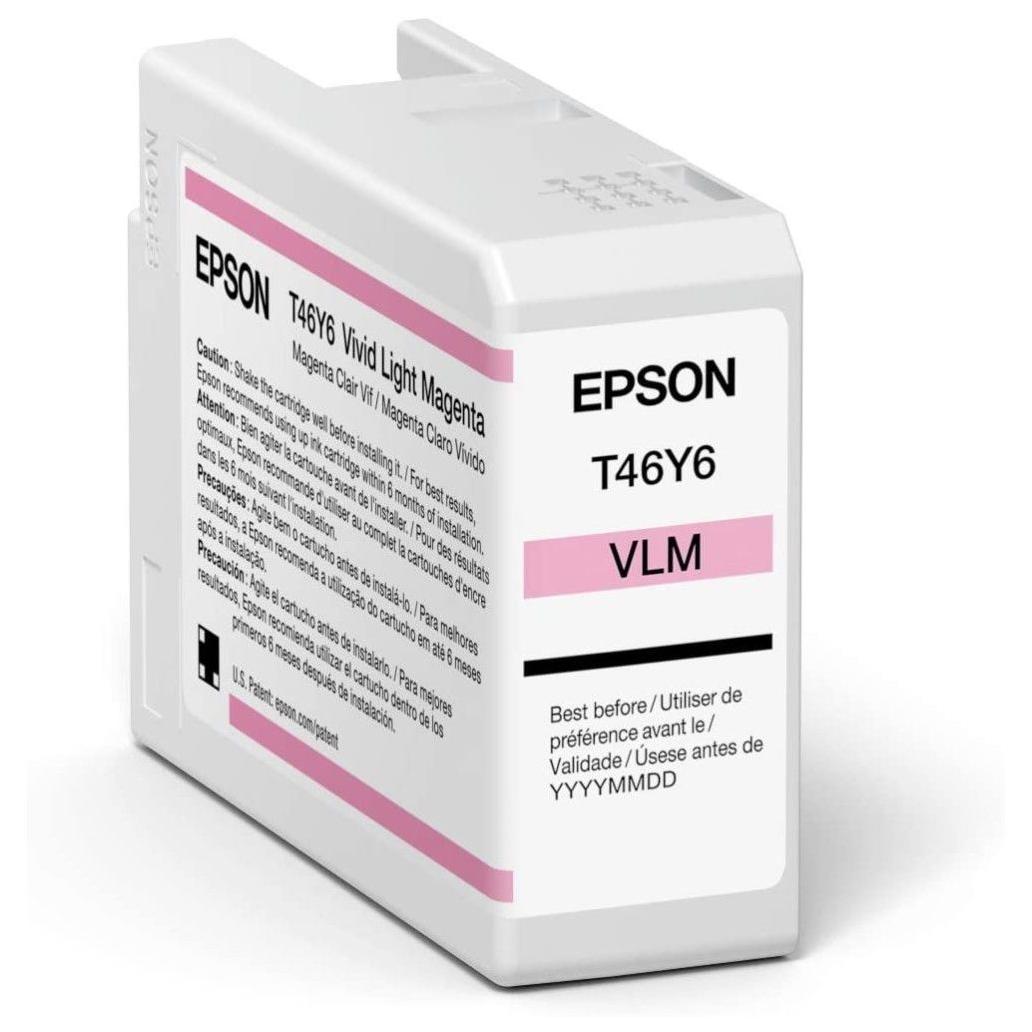 Cartucho de Tinta Epson c13t46y600 magenta claro vivo