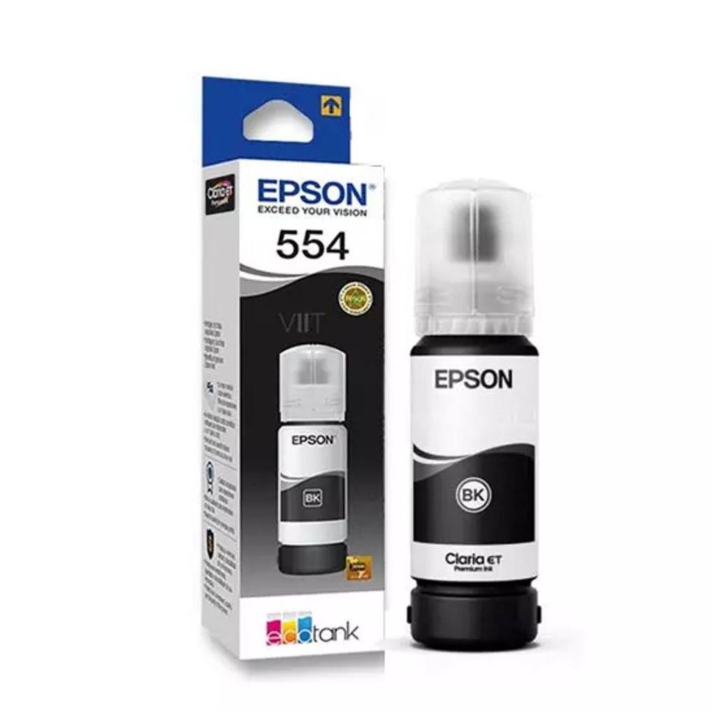 Tinta Epson T554 Foto Negro L8160, L8180