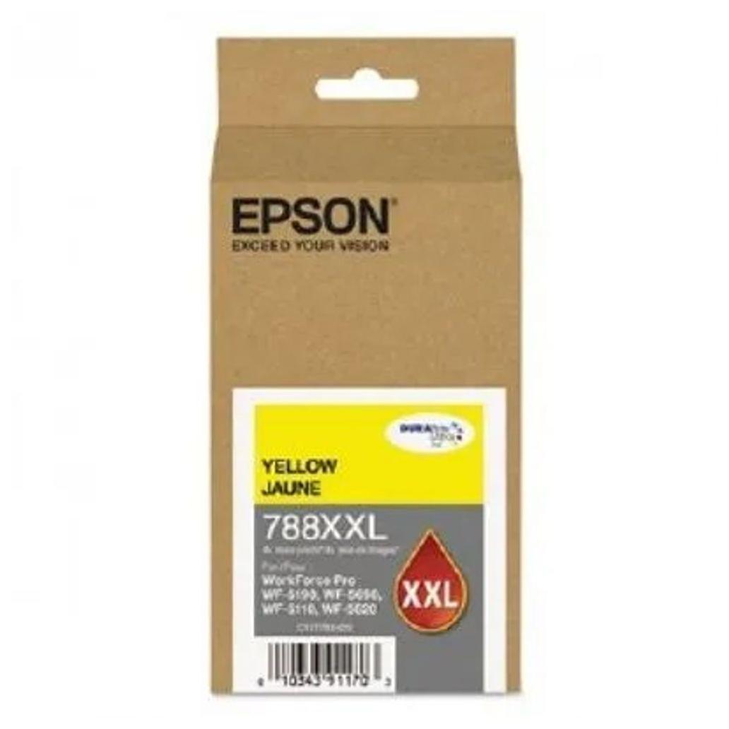 Cartucho de Tinta Epson c13t788xxl420 amarillo 4000 paginas workforce wf 8090