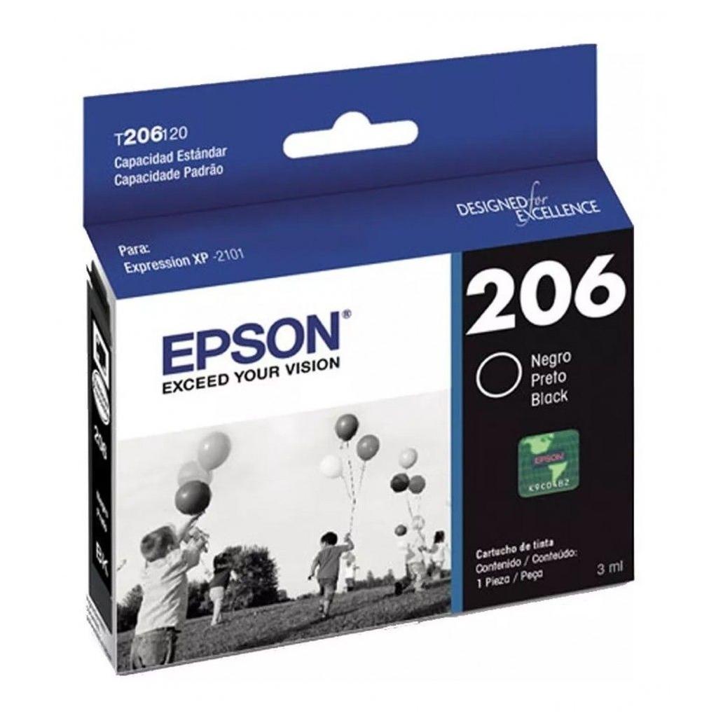 Cartucho de Tinta Epson c13t206120 al negro 150 paginas expression xp 2101