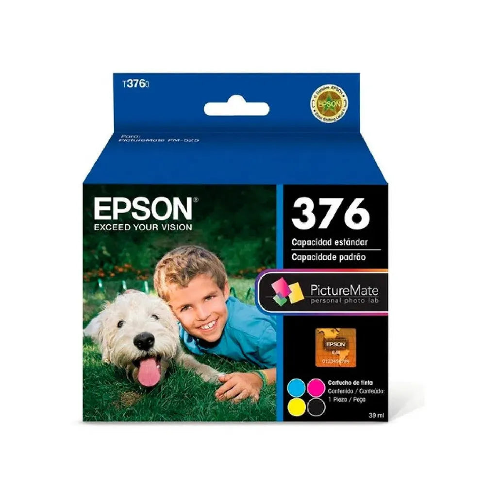 Cartucho de Tinta para Impresora Epson T376020-AL Multicolor 600 Pagina(s) PM-525