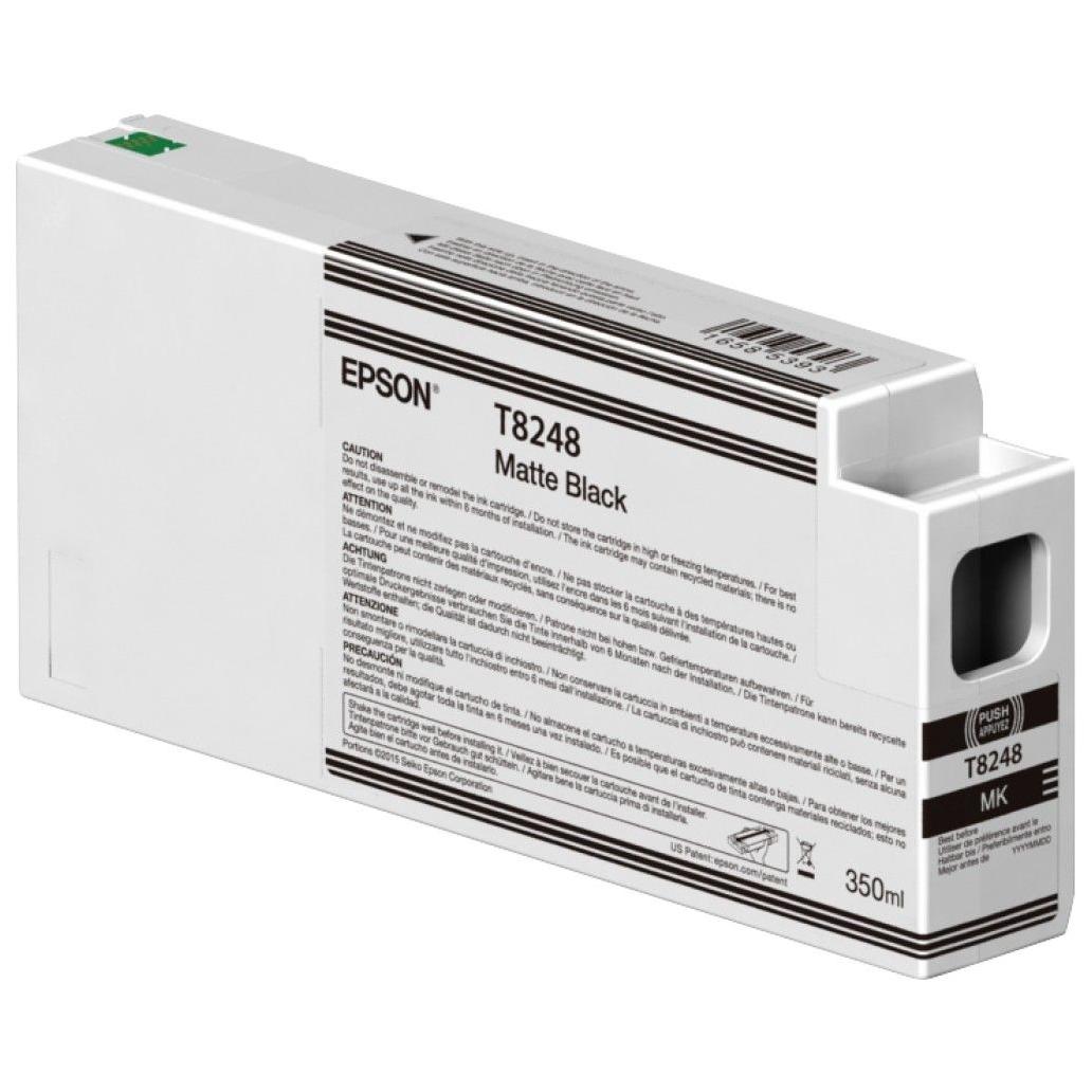 Cartucho de Tinta para Impresora Epson T8248 Negro Mate SureColor SC-P9000V, SC-P9000