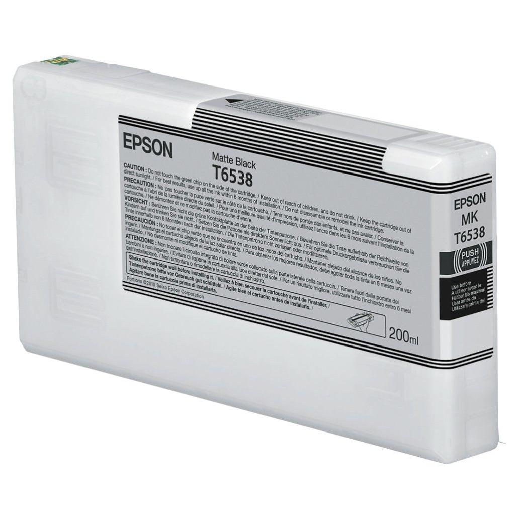 Cartucho de Tinta Epson t6538 negro mate stylus pro 4900 spectroproofer uv