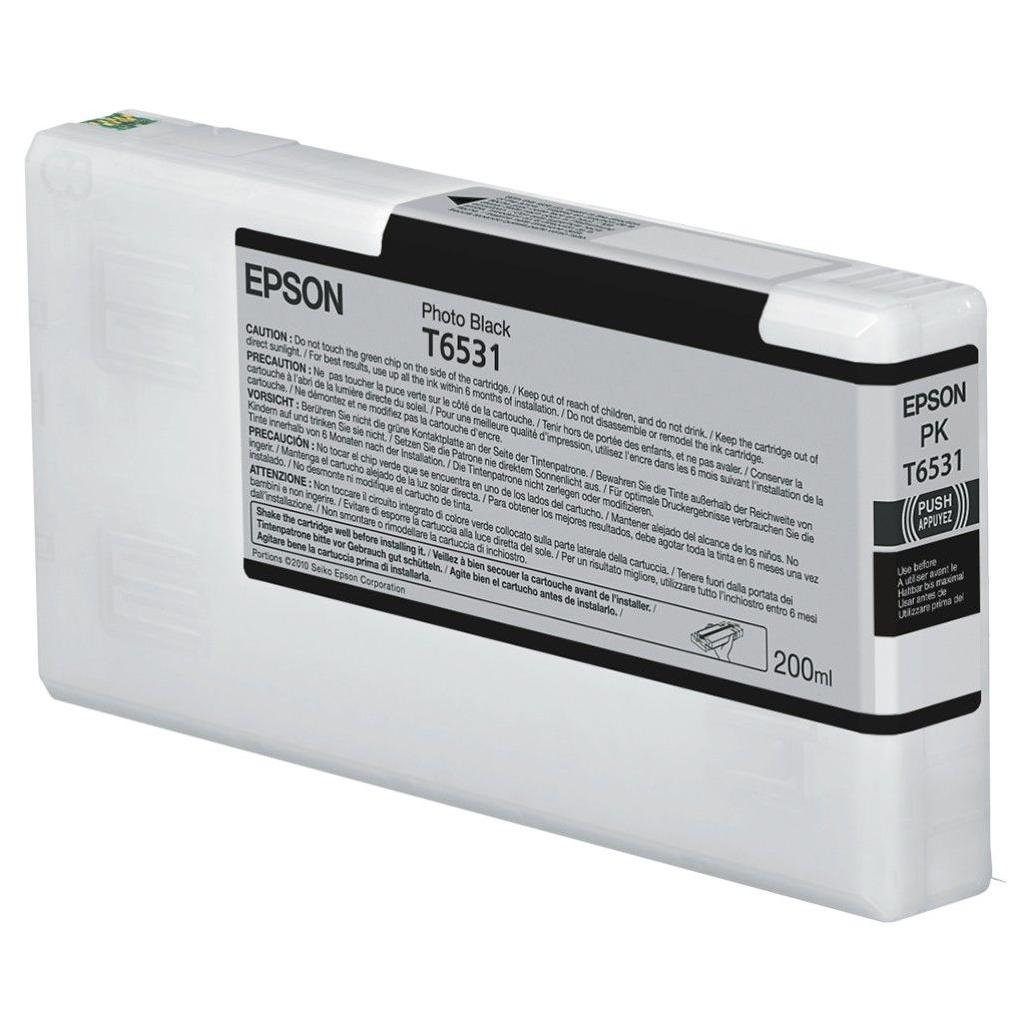 Cartucho de Tinta para Impresora Epson T6531 Foto Negro Stylus Pro 4900