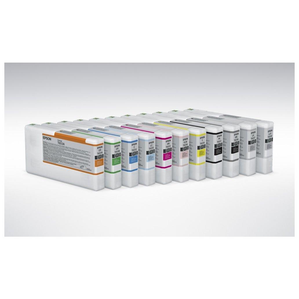 Tinta para Impresora Cartucho Epson T6539 Negro Claro Stylus Pro 4900 SpectroProofer UV