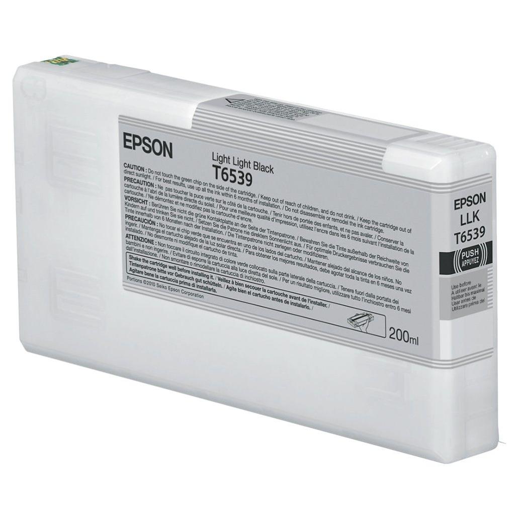 Tinta para Impresora Cartucho Epson T6539 Negro Claro Stylus Pro 4900 SpectroProofer UV