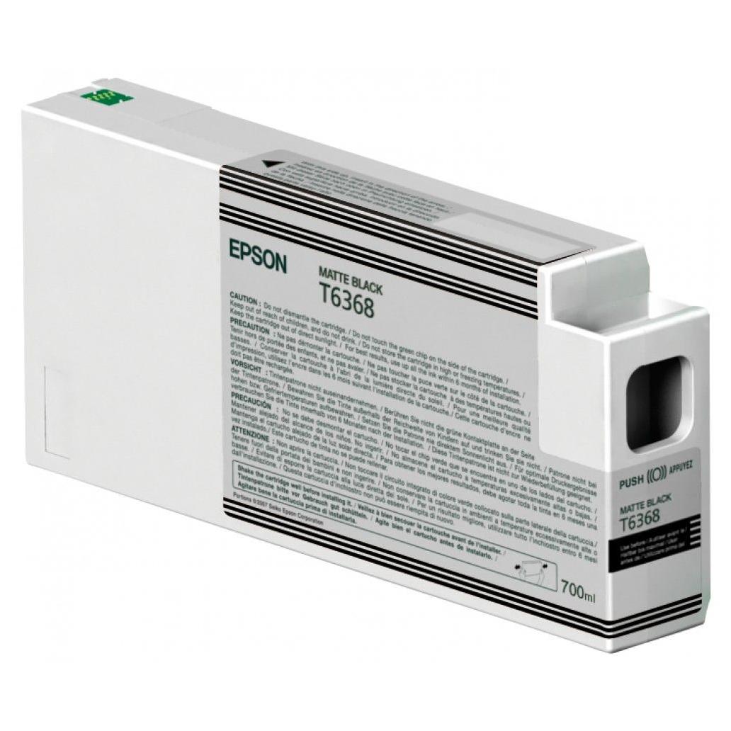 Cartucho de Tóner Tinta para Impresora Epson C13T636800 Negro Mate Stylus Pro 9900, 9890, 9700