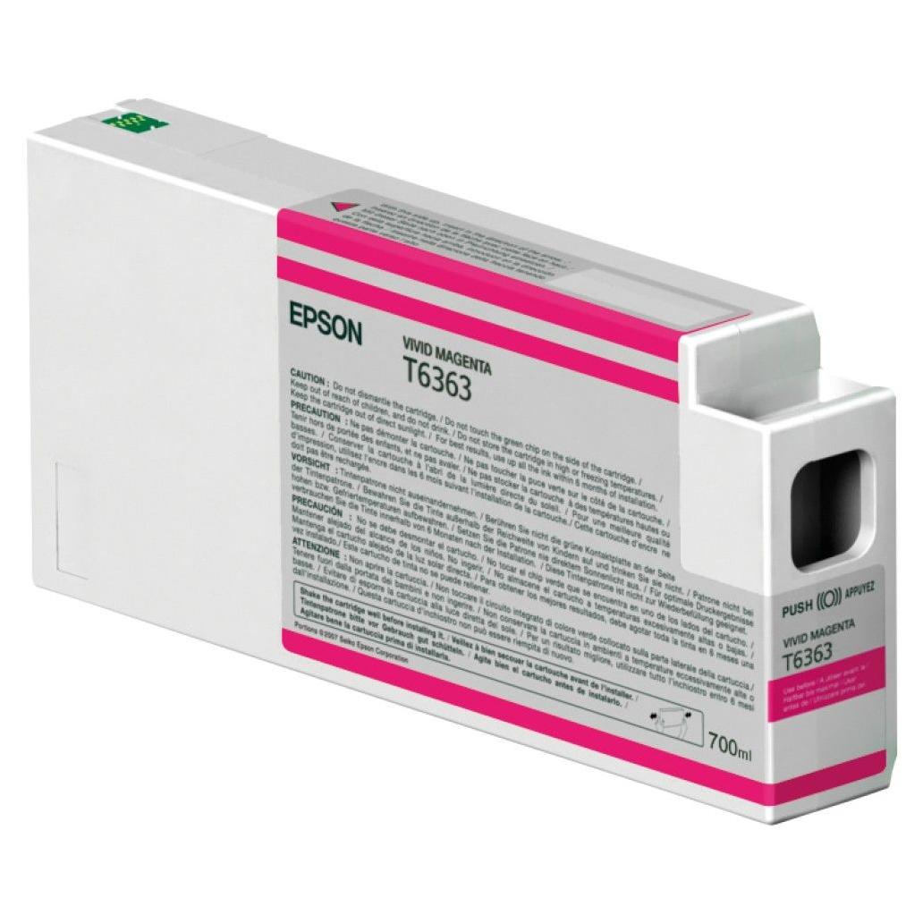 Cartucho de Tinta Epson t636300 magenta vivid 4000 paginas stylus pro wt7900 9890