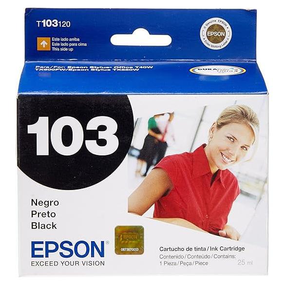 Cartucho de Tinta Epson t103120 negro 400 paginas Epson stylus office t40w tx600fw tx550w
