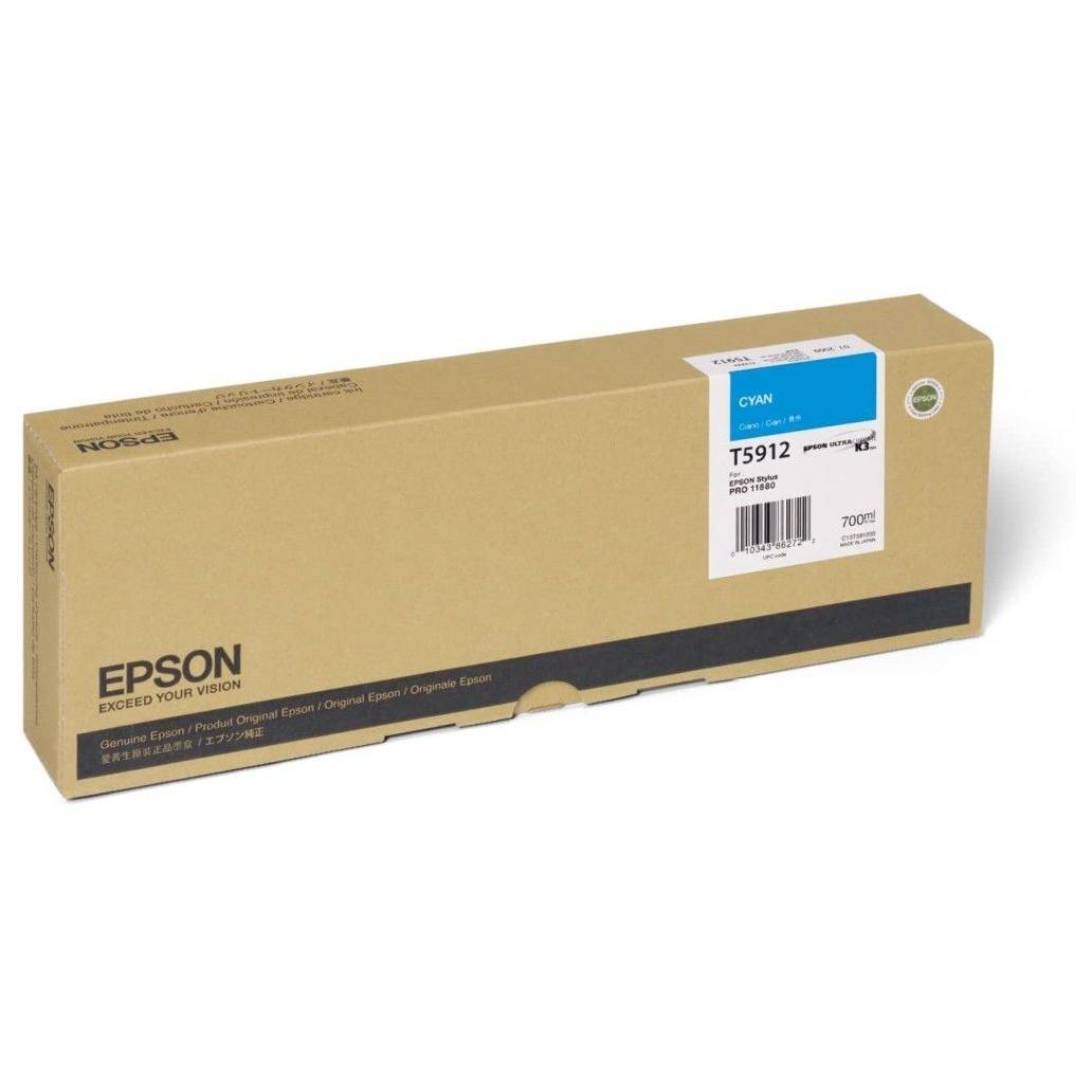 Cartucho de Tinta para Impresora Epson T5912 Cian Stylus Pro 11880