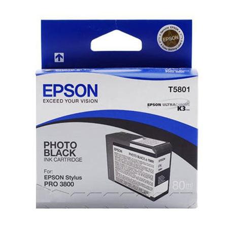 Epson C13T580100 - Cartucho de tinta, color negro