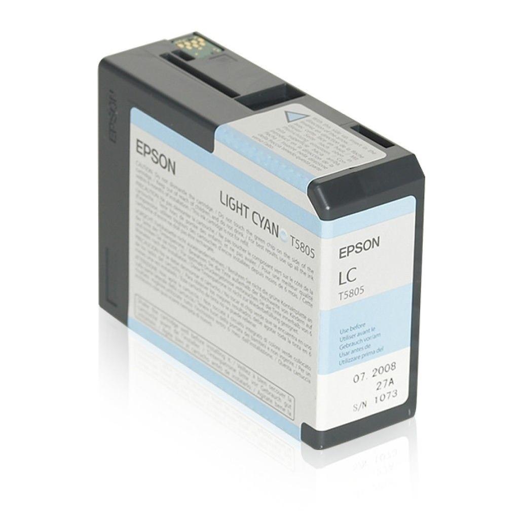 Cartucho de Tinta para Impresora Epson T580500 Cian Claro Stylus Pro 3800, 3880