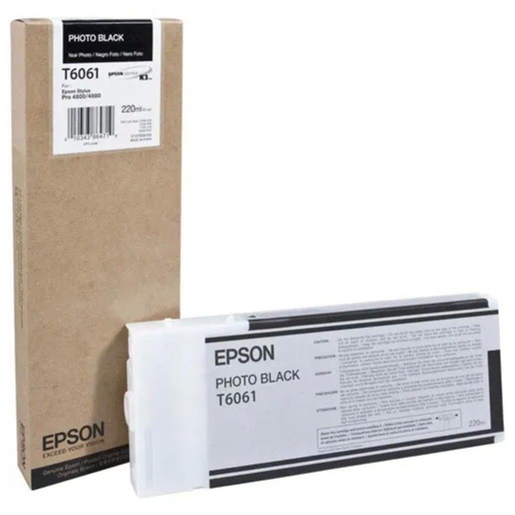 Cartucho de Tinta Epson t606100 foto negro stylus pro 4800 4880