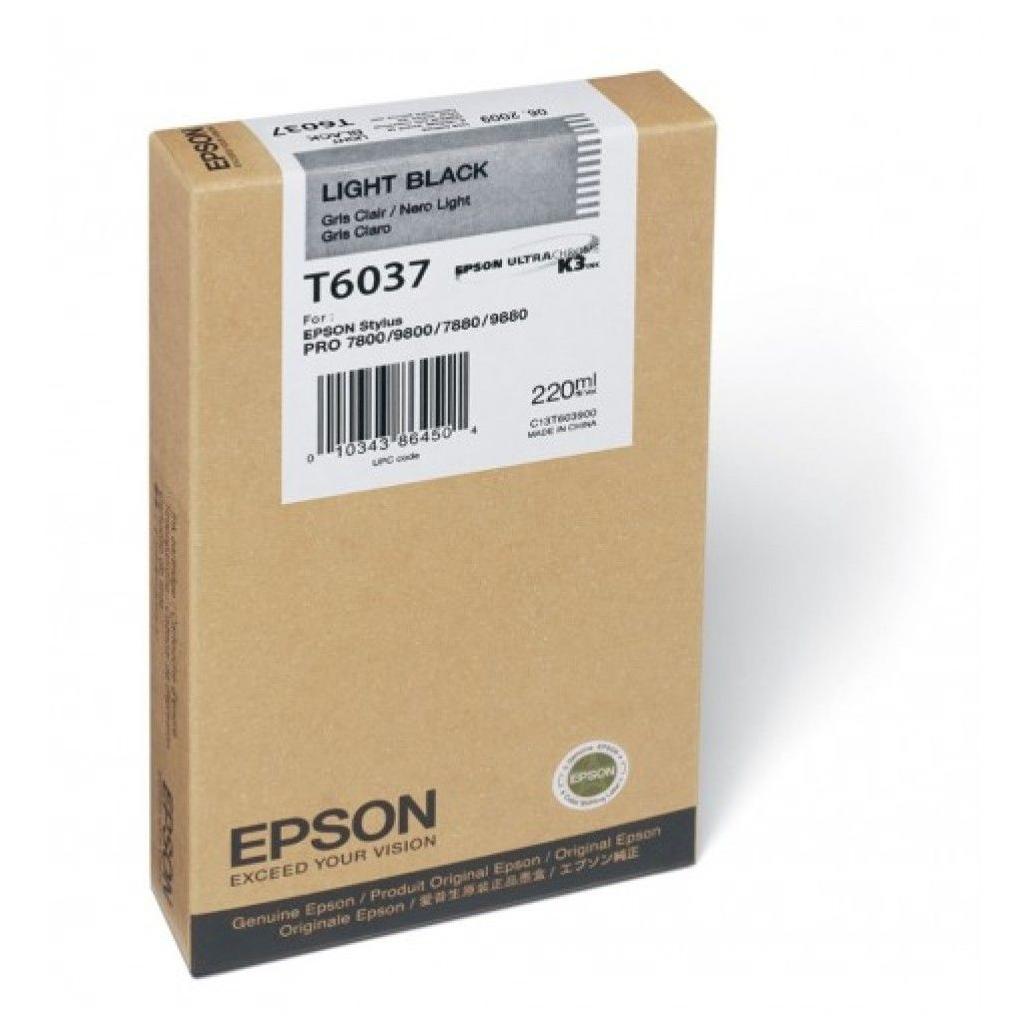 Cartucho de Tinta Epson t603700 negro claro stylus pro 7880 9880