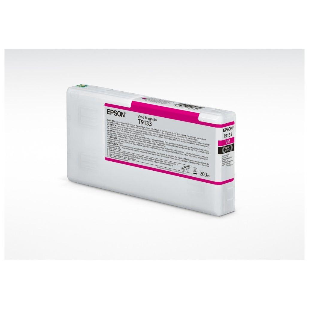 Cartucho de Tinta para Impresora Epson T9133 Magenta Vivo SureColor SC-P5000, SC-P5000