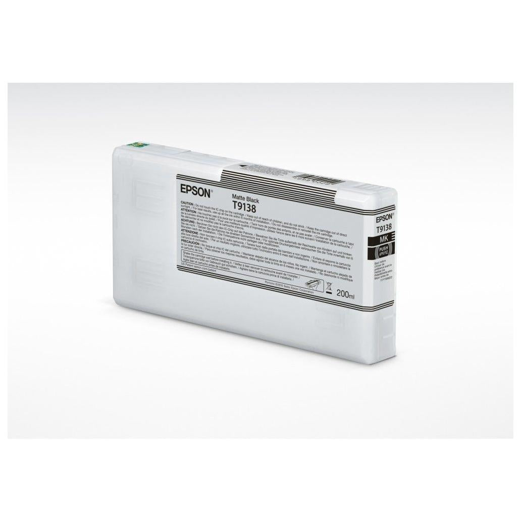 Cartucho de Tinta para Impresora Epson T9138 Negro Mate SureColor SC-P5000, SC-P5000 STD