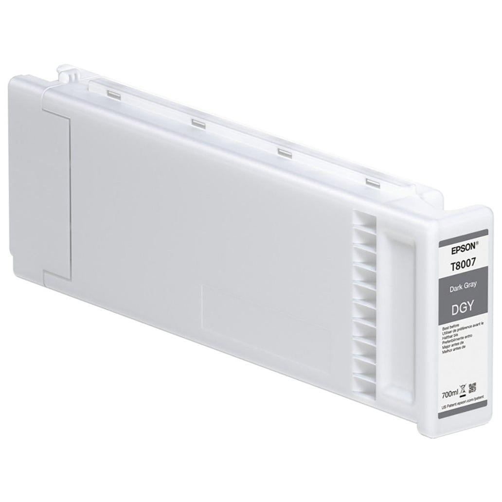 Cartucho de Tinta Epson T800700 Gris Oscuro Surecolor SC-P10000, SC-P20000