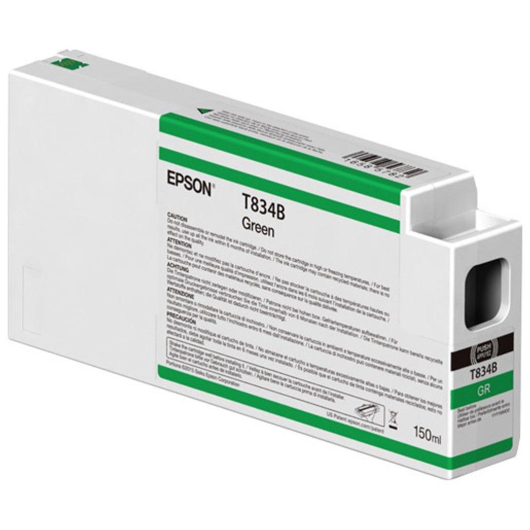 Cartucho de Tinta para Impresora Epson T834B00 Verde SC-P6000, P7000