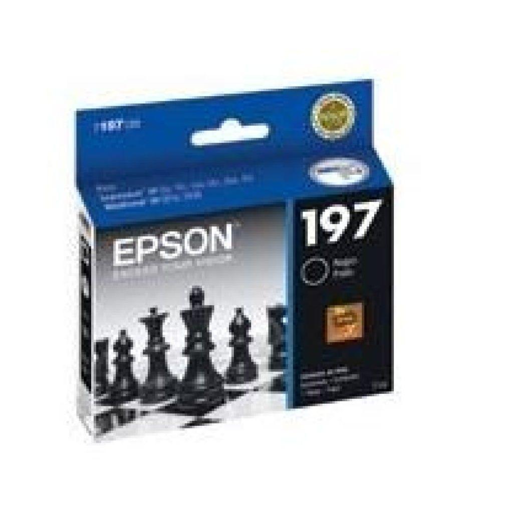 Cartucho de Tinta para Impresora Epson T197 Negro Expression XP-101, XP-201