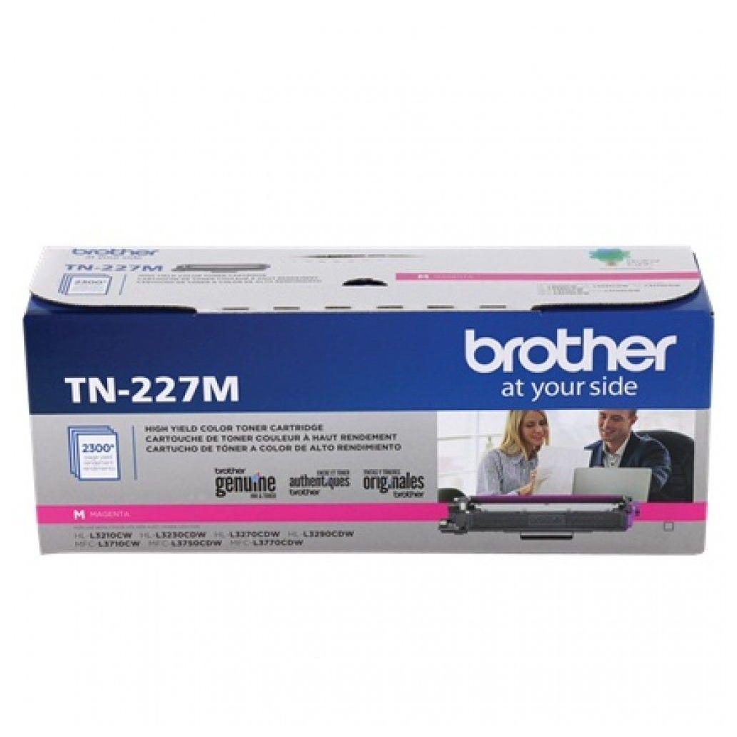 TÓNER BROTHER TN227M ALTO RENDIMIENTO MAGENTA, 2300 PÁGINAS