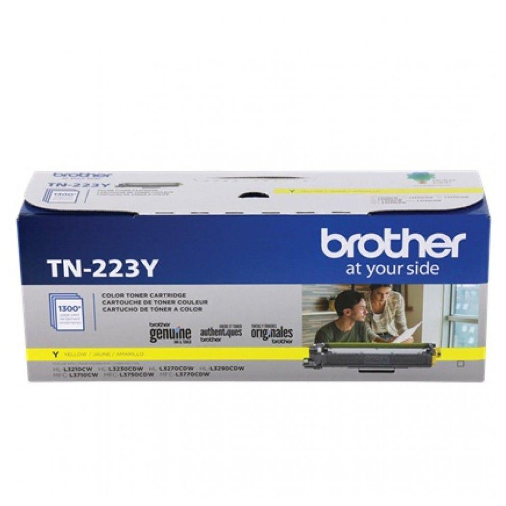 TÓNER BROTHER TN223Y AMARILLO, 1300 PÁGINAS