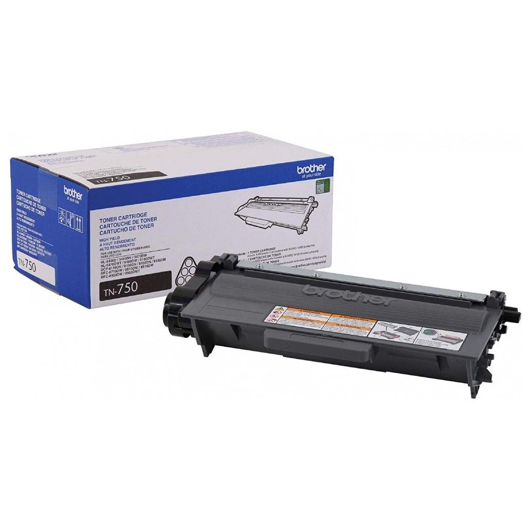 TÓNER BROTHER TN750 NEGRO, 8000 PÁGINAS