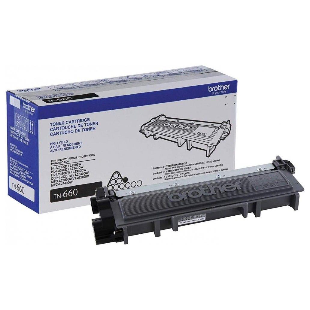 TÓNER BROTHER TN-660 NEGRO, 2600 PÁGINAS
