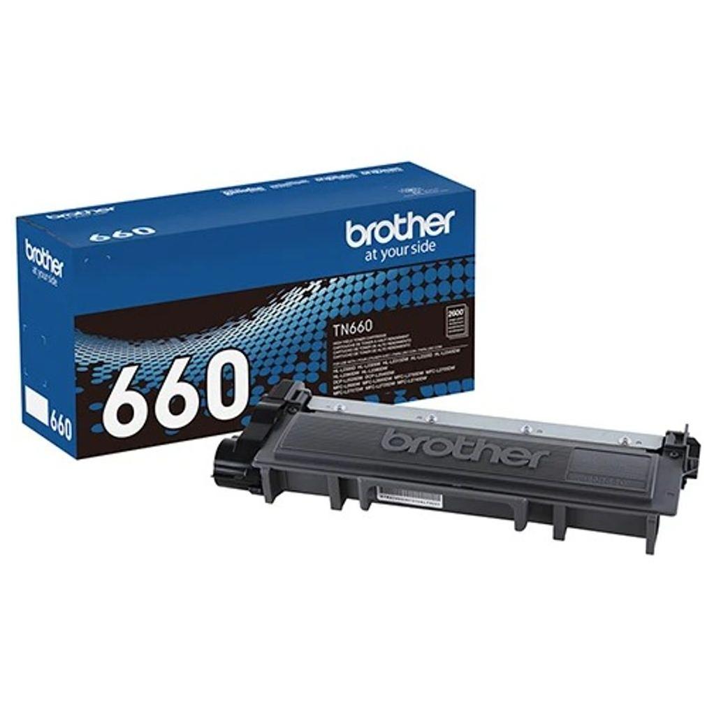 Cartucho de Toner Brother TN-660 Color Negro Compatible con DCP-L2520DW, DCP-L2540DW