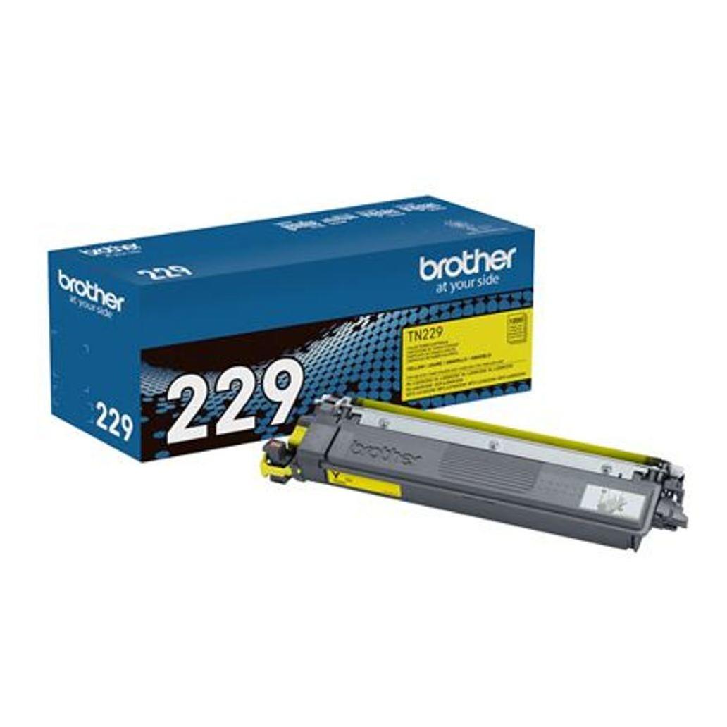 Cartucho de Tóner Brother TN229Y Color Amarillo Rendimiento de Páginas 1200 Página(s) Compatible con HL-L3220CDW, HL-L3280CDW