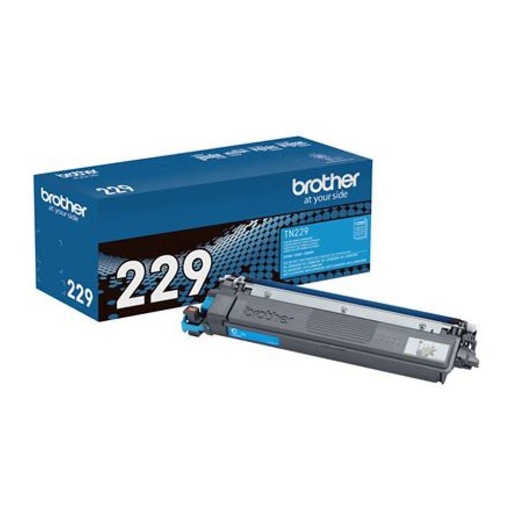 Cartucho de Tóner Brother TN229C Color Cian Rendimiento 1200 Página(s) Compatible con HL-L3220CDW, HL-L3280CDW