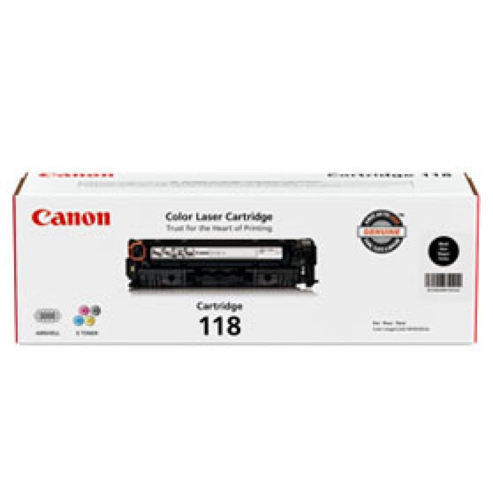 Cartucho de Tóner Canon Cartridge 118 Black Negro 2,900 Página(s) imageCLASS MF8300, MF8580Cdw