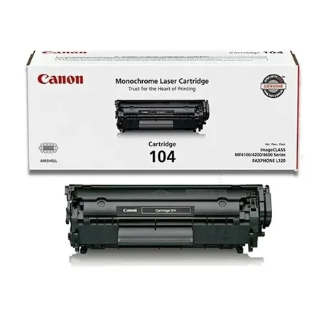 Cartucho de Toner Canon 0263B001BA Color Negro Rendimiento de Impresión 2000 Páginas Compatible con imageCLASS MF4100