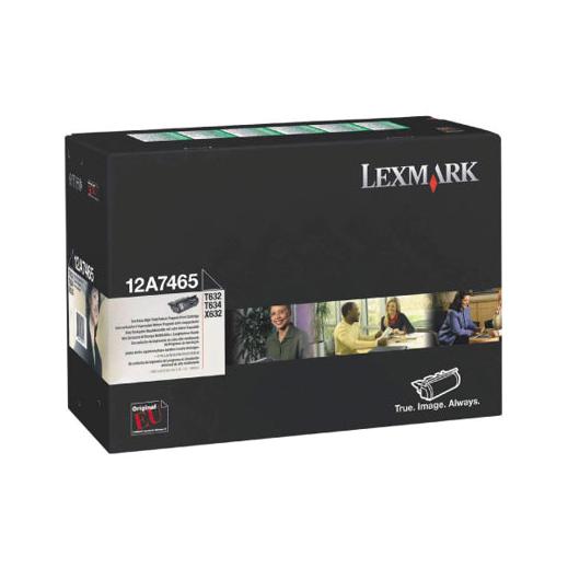 Tóner Lexmark 12A7465 Negro, 32.000 Páginas