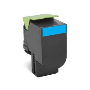 Tóner Lexmark 70C8HC0 Alto Rendimiento Cian, 3.000 Páginas